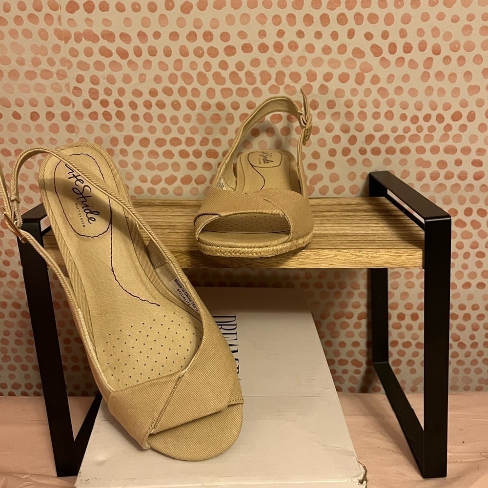 LifeStride Women's Socialite Espadrille Wedge Sandal— NWOT